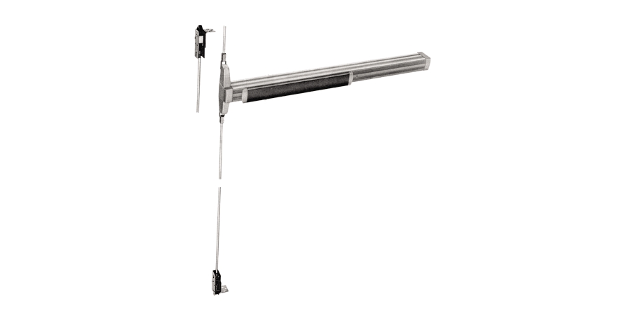Concealed Vertical Rod Exit Device, 36 in. L Rail, Narrow Stile ...