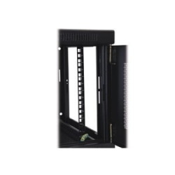Tripp Lite 6U Low-Profile Wall-Mount Rack Enclosure Cabinet, Removable Side Panels, 15H x 24W x 18D