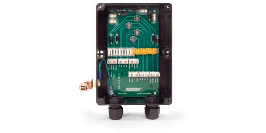 Data Surge Protector SPD ALPU Outdoor 10/100 Base-T Ethernet/PoE+ 110 ...