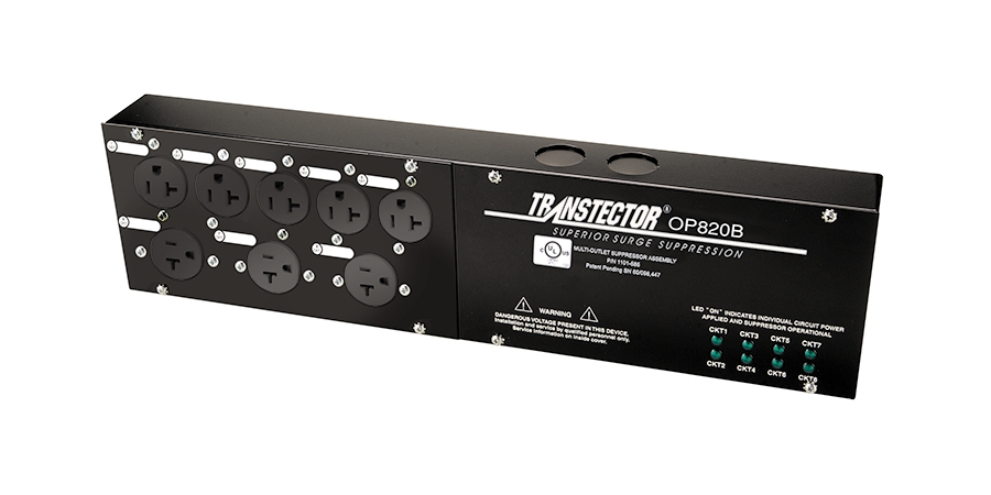 OP8 Rack Mount PDU AC Indoor 3RU 120 Vac Single-Phase 20A Hardwired ...