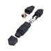 12-F MTP 50/125 CONNECTOR BLACK HOUSING AND BLACK BOOT NO PINS UNICAM