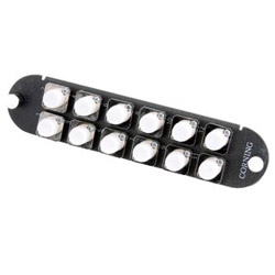 Closet Connector Housing (CCH) Panel, FC adapters, Simplex, UPC, 12 fiber, Single-mode (OS2)