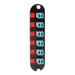 Closet Connector Housing (CCH) Panel, LC adapters, Duplex, 12 fiber, 50 µm multimode (OM3/4)