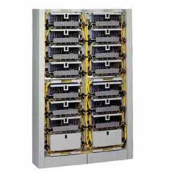 FDC Unit with capacity for (4) 6-in FDC Connector Panels or Modules and (12) 0.2-in (Type 2R, 2S, 2M) splice trays