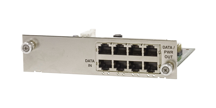 Modular Card, 4-Port, 36 W Power Consumption, 10/100 Mbps Data Rate, 48 ...