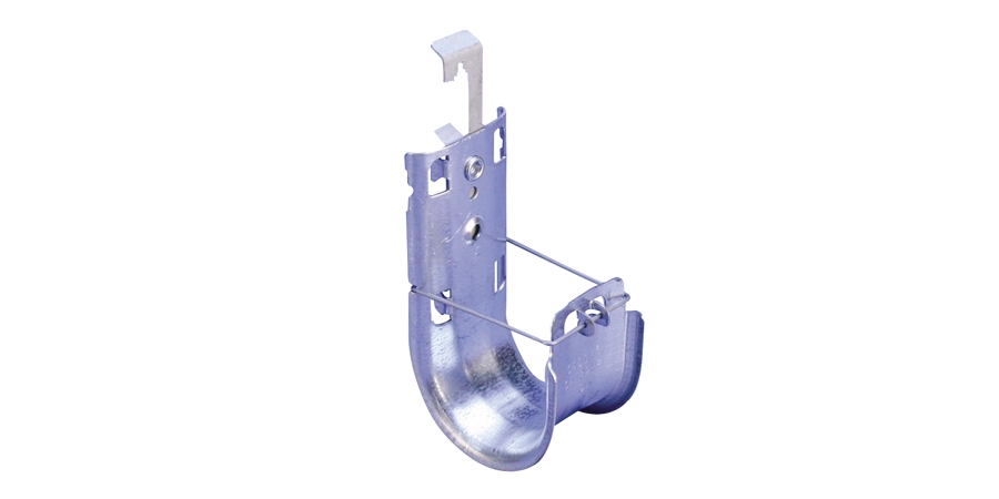 Cable Support J-Hook, 30 lb., 1 in. Dia Loop