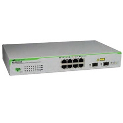 8-Port 10/100/1000TX (2x Combo 1000X SFP Ports), eco-Friendly WebSmart Gigabit Ethernet Switch with Internal PSU, UK Power Cord