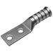 Copper Compression Lug, 2 Hole Without Inspection Window, Long Barrel, 1/2 Inch Stud, 535.3 Flex & 500 KCMIL Stranded & 535.3 (1325/#24) DLO, Electro-Tin Plated, Pink, 1.75 Inch Stud Hole Spacing