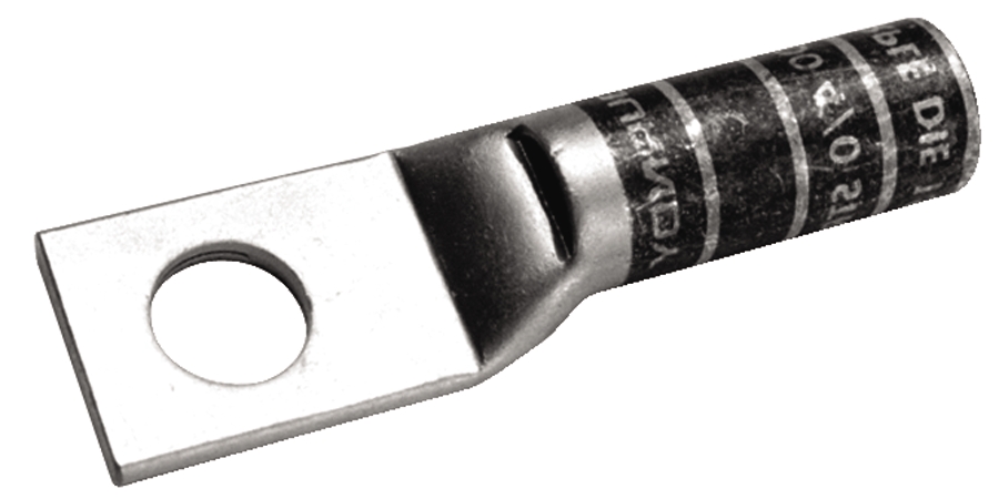 Compression Lug,Long Barrel,Black,Tin-Plated Copper Conductor,750 kcmil ...