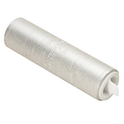 Aluminum Compression Splice, 350 kcmil, 4.04" Splice Length, Long Barrel, Belled End, Tin Plated