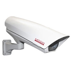 Fusion Camera Housing, robuste de la série l’enceinte, avec alimentation-thru mur/Pole Mount, avec 24 v AC ou 12V DC Input, radiateur/ventilateur, pare-soleil réglable