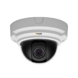 P3364-V 6MM Day/Night Fixed Dome Network Camera with Lightfinder in a Discreet, Vandal-resistant Indoor Casing. Vari-focal 2.5-6 MM P-iris Lens, Remote Focus and Zoom. Max. HDTV 720p or 1MP at 30 fps. WDR - Dynamic Contrast