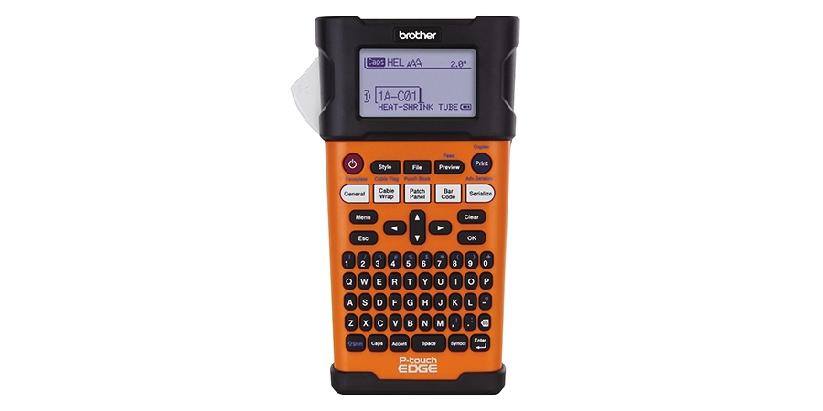 Labelling Tool Kit, Orange, 180 dpi, 20mm/sec, LCD