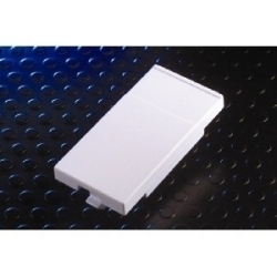 SINGLE SPACE BLANK INSERT 25 MM X 50 MM, COMPACT RJK, COLOR WHITE