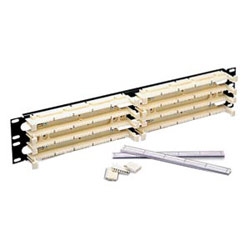 GigaMax 5e 110-Style Wiring Block, Rack Mount Kit, Category 5e With C4s, 100-Pair