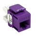eXtreme 6+ QuickPort Connector, Category 6, Purple