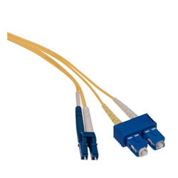 Fiber Optic Cable Assembly Single-mode - UPC Polish Duplex SC/LC - 3m (9.8&#8217;)