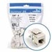 Category 6 Snap-in Jack, Universal Wiring, 110 Style Termination, Pack of 25