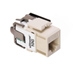 eXtreme 10G QuickPort Connector, Univeral Wiring, 110 Style Termination, UTP Category 6A, Light Almond