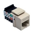 Category 5 QuickPort Connector, Universal Wiring, 110 Style Termination, 8P8C, Ivory