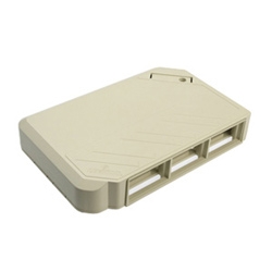 MOS Surface-Mount Housing, 6-Port, Ivory