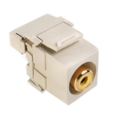 QuickPort RCA 110-Type, Yellow Barrel, Ivory