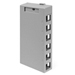 QuickPort Surface Mount Housing, 6-Port, Grey