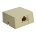 RJ31X Surface Mount Jack with Shorting Bar, 8P8C, Screw Terminal, Ivory