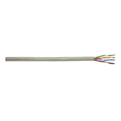 T100 Series Central Office Cable, T132, Riser Rated, 100 Ohm Impedance, 32 Pair, 24 AWG, Tinned Copper Conductor, Dielectric Core Wrap, Aluminum/Polyester Foil Shield, Grey PVC Jacket