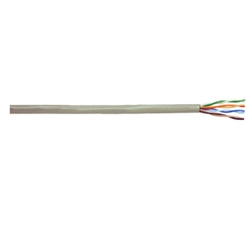 Outdoor Residential Copper Cable, 4 Pair, 24 AWG, Caregory 5e, Riser Rated, Grey Jacket, 1000 FT. Pop Box