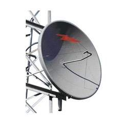 3.0 m | 10 ft Standard Parabolic, Low VSWR Unshielded Antenna, single-polarized, unpressurized, 1.900-2.300 GHz, 7/8 in EIA connector, gray antenna, with flash, standard pack - one-piece reflector