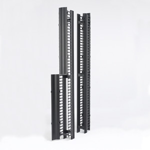 Open frame racks, 84" H, 10.8125" L, 10" W, Aluminum, RCM rack mounted ...