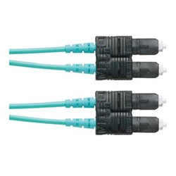 SC to SC Patch Cord, Optimized OM4, 0.15 dB IL Loss, Duplex, LSZH, 3.0mm jacketed cable - 3m.