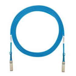 SFP+ 10Gig Direct Attach Passive Copper Cable Assembly, 0.5m, Blue