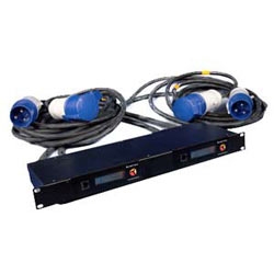 Rack Energy EMEA Kit 205: Standard Kit Plus (1) 1RU Inline Meter, 16A Single Phase. IEC 60309 Plugs And Sockets