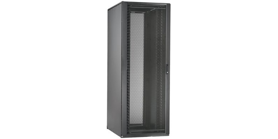 N-Type Cabinet,Black,Steel,Rack Mount,19 in. Wd Mount,42 in. Dp,89.3 in ...