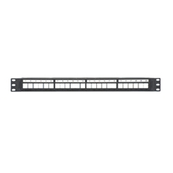 NK 24 Port all molded modular patch panel With molded in numbering