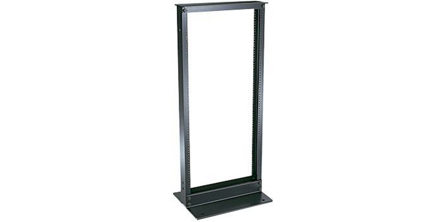 Equipment Rack,Black,84 in. Ht,Powder Coated Aluminum,2-Post Rack,45U ...