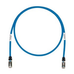 Cat 6A 26 AWG Shielded Patch Cord 3m Blue
