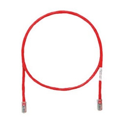 24 AWG, 4 PAIR STRANDED, MODULAR CABLE ASSEMBLY, RJ45 T568A/B WIRING CAT 5E 5 METER COLOR RED