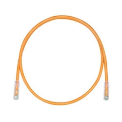 Copper Patch Cord, RJ45-RJ45, Category 6, Orange LSZH UTP Cable, 5 Meter