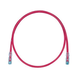 Copper Patch Cord, RJ45-RJ45, Category 6, Red LSZH UTP Cable, 10 Meter