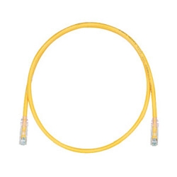 Copper Patch Cord, RJ45-RJ45, Category 6, Yellow UTP Cable, 7 Meter