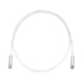Copper Patch Cord, RJ45-RJ45, Category 6, Off White LSZH UTP Cable, 1 Meter