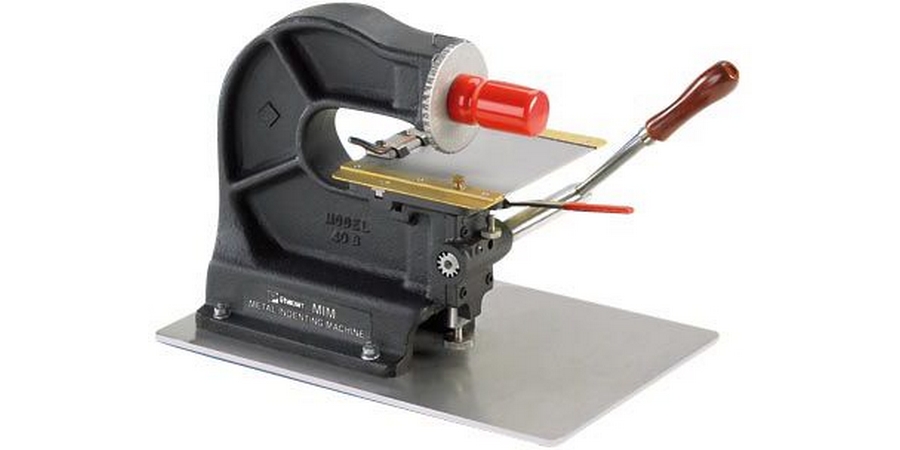 Indenting Machine, 0.093 in. W Metal Tape Label, Aluminum, 16.25 in. L ...