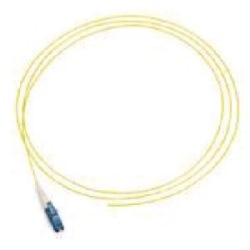 TeraSPEED SC to Unconnectorized, Fiber Pigtail, 0.9 mm Tight Buffer, yellow jacket, 5 ft