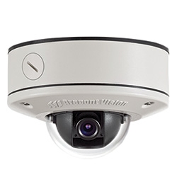 1080p MicroDome(TM) Camera, Day/Night, 1920x1080, 31 fps, MJPEG/H.264, Casino Mode, 4 mm Fixed Lens, Surface Mount, Outdoor