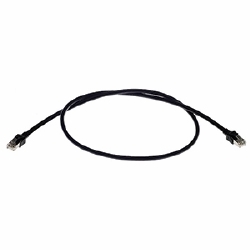 IP20 RJ45 Cable 8-wire: RJ45 CAT5 8P MA DE Black CABLE Assembly, 500MM