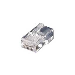 MOD PLUG 8POS 8CON, 24 AWG    SLD OR STRNDED .030-.036 INSULO.D. 25/PK ROHS