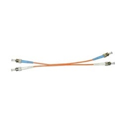 2F JUMPER MM 62.5/125 LSZH    ST/ST DUPLX., CER., 1 MT